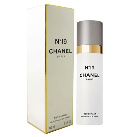 chanel no 19 deodorant spray